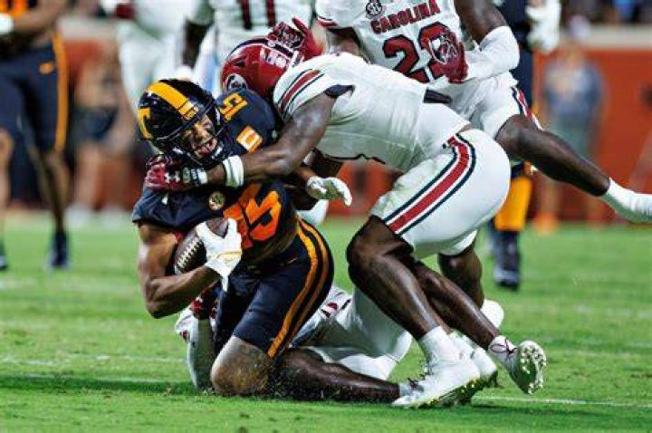 
Bru McCoy injury update: Tennessee WR carted off from field after ankle injury vs South Carolina 