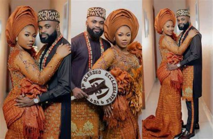 
Gospel singer Mercy Chinwo’s husband, Pastor Blessed, shares beautiful moments from their traditional wedding (Photos) 