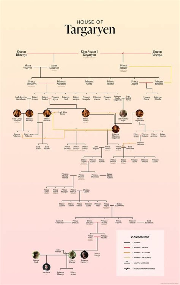 
How Is Rhaenyra Targaryen Related To Daenerys? Targaryen Family Tree Explained 