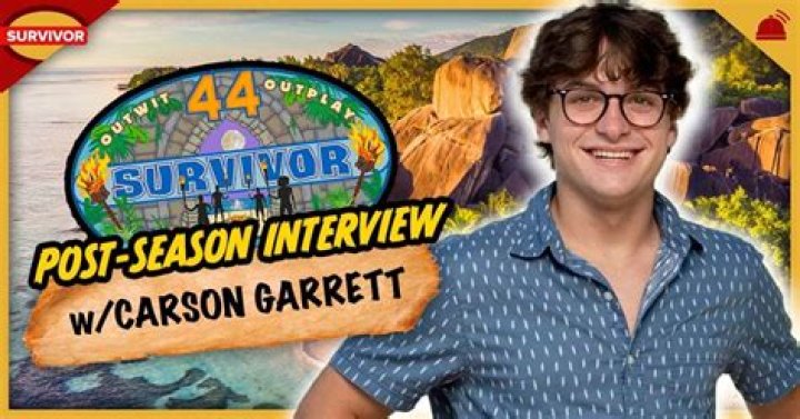 How old is Carson Garrett? Survivor 44 contestant is an intern at NASA