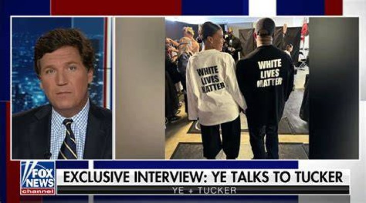
Kanye West Defends White Lives Matter Shirt During Controversial Tucker Carlson Interview 