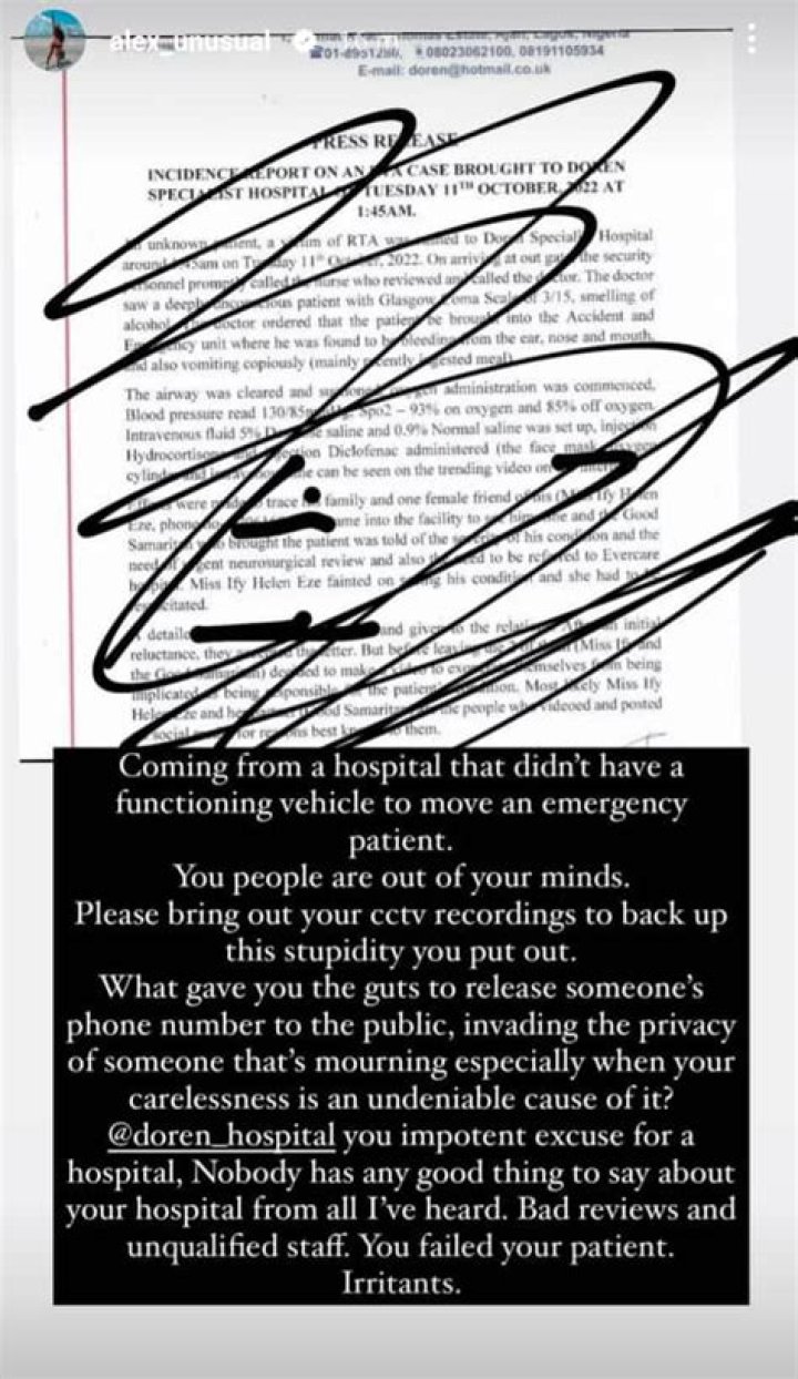 
Rico Swavey: Bring Out Your CCTV Recordings To Back Up This Stupidity You Put Out – BBNaija’s Alex Unusual Slams Doren Hospital 