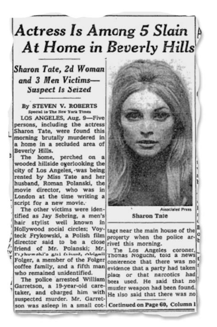 
Sharon Tate Crime Scene And Death Photos: Manson Family Killed Her, Family And Husband 