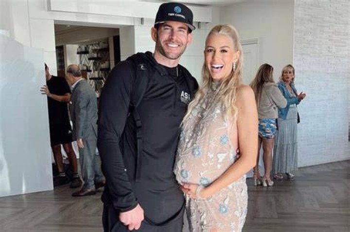 
Tarek El Moussa ‘Crashes’ Wife Heather’s Winter Wonderland Baby Shower: ‘Had to Sneak In’ 