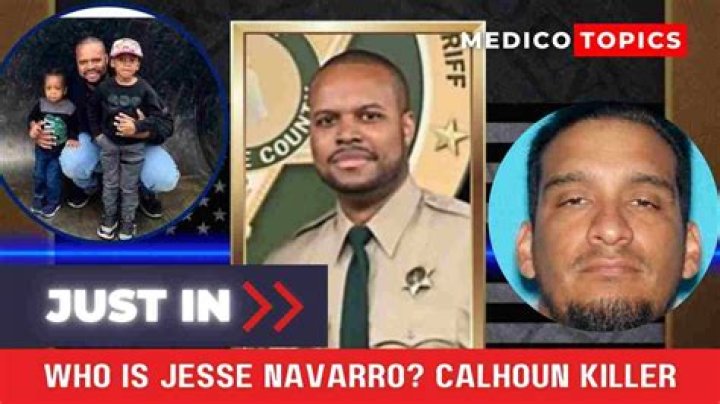 
Who is Jesse Navarro? Suspect who shot and killed Deputy Darnell Calhoun, Riverside County deputy’s murderer is in custody 