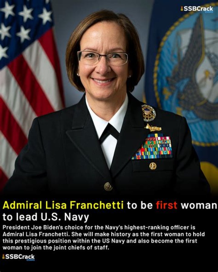 
Who is Lisa Franchetti? First woman to lead US Navy 